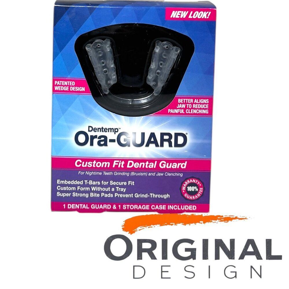 Dentemp Ora-Guard Custom Fit Dental Guard Mouthguard Original Design New